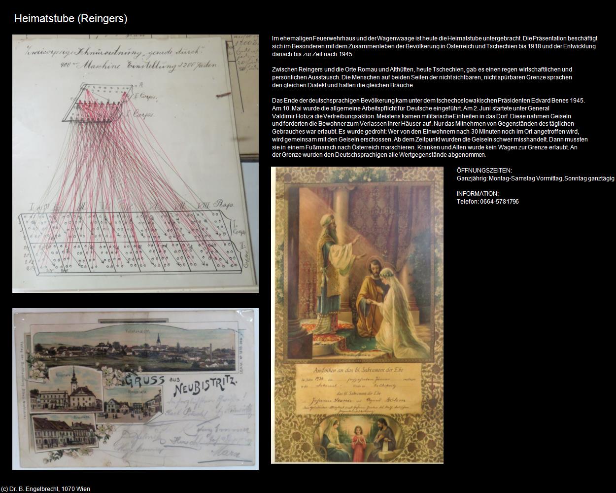 Heimatstube  (Reingers) in Kulturatlas-NIEDERÖSTERREICH