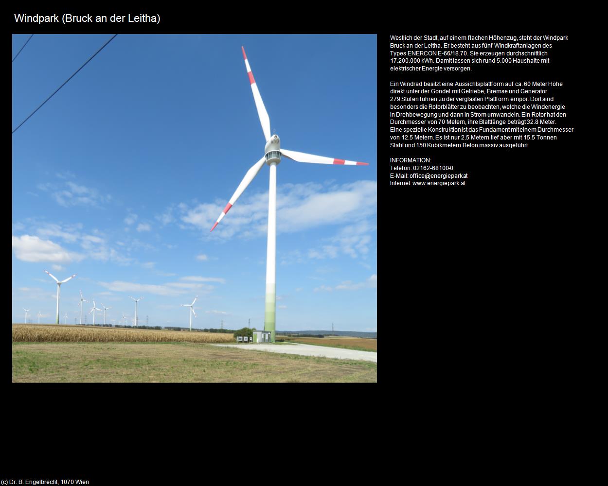 Windpark (Bruck an der Leitha) in Kulturatlas-NIEDERÖSTERREICH