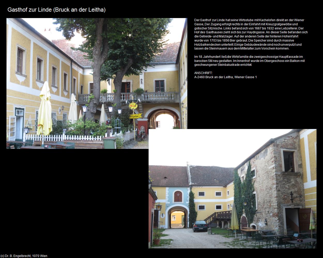 Gasthof zur Linde (Bruck an der Leitha) in Kulturatlas-NIEDERÖSTERREICH