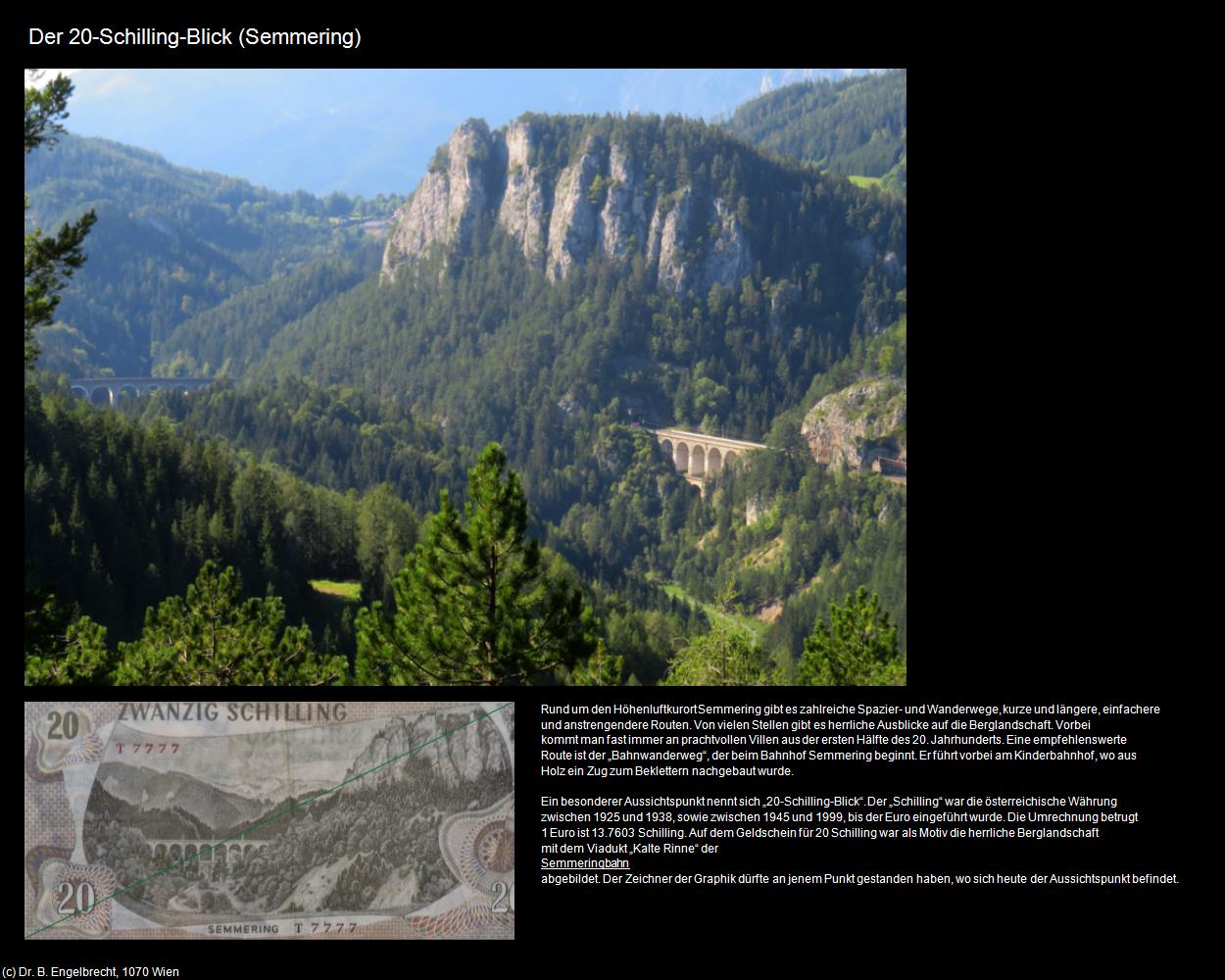 Der 20-Schilling-Blick (Semmering) in Kulturatlas-NIEDERÖSTERREICH(c)B.Engelbrecht