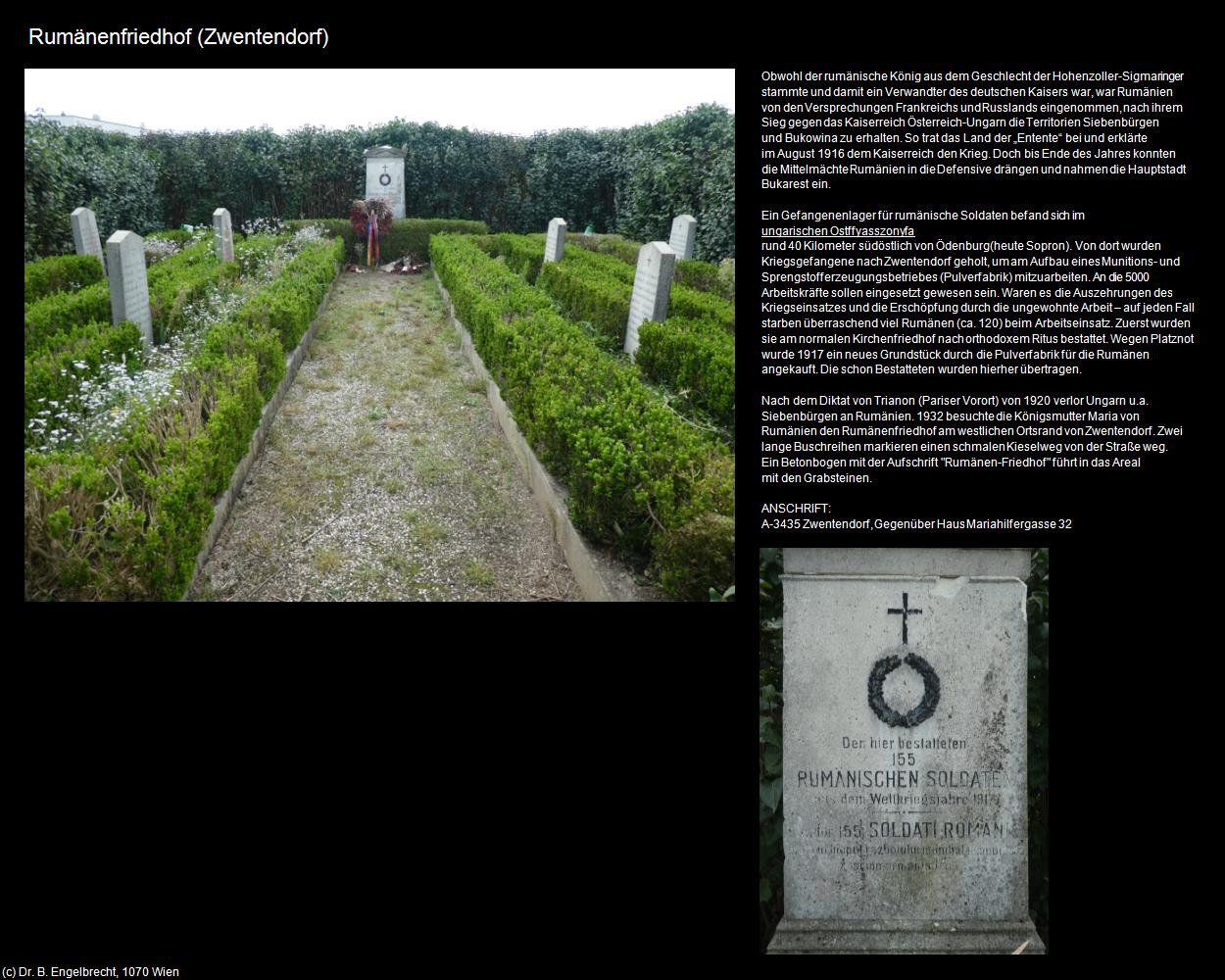 Rumänenfriedhof  (Zwentendorf an der Donau) in Kulturatlas-NIEDERÖSTERREICH(c)B.Engelbrecht