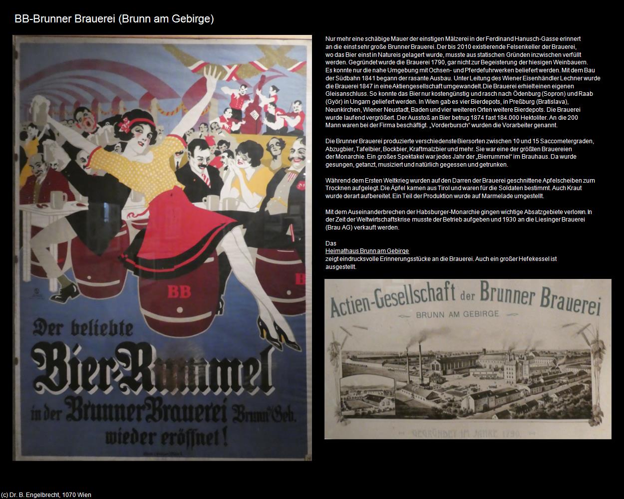 BB-Brunner Brauerei  (Brunn am Gebirge) in Kulturatlas-NIEDERÖSTERREICH(c)B.Engelbrecht