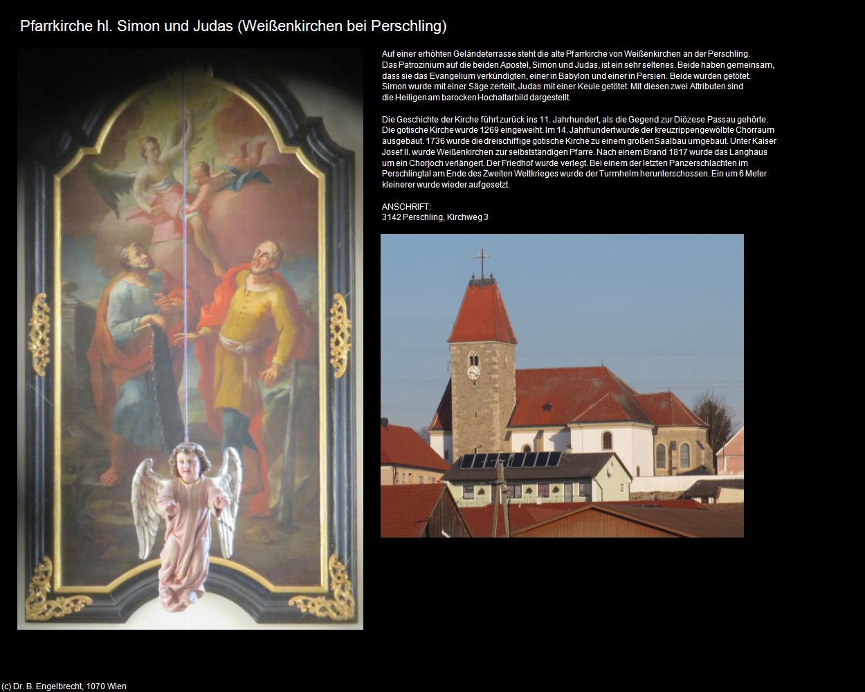 Pfk. hl. Simon und Judas (Weißenkirchen bei Perschling) (Perschling) in Kulturatlas-NIEDERÖSTERREICH