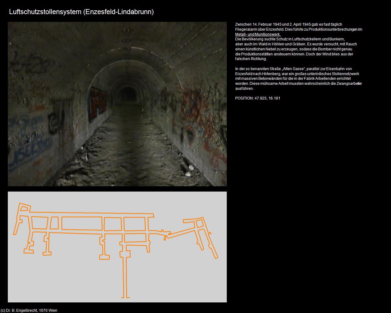 Luftschutzstollensystem (Enzesfeld-Lindabrunn) in Kulturatlas-NIEDERÖSTERREICH(c)B.Engelbrecht