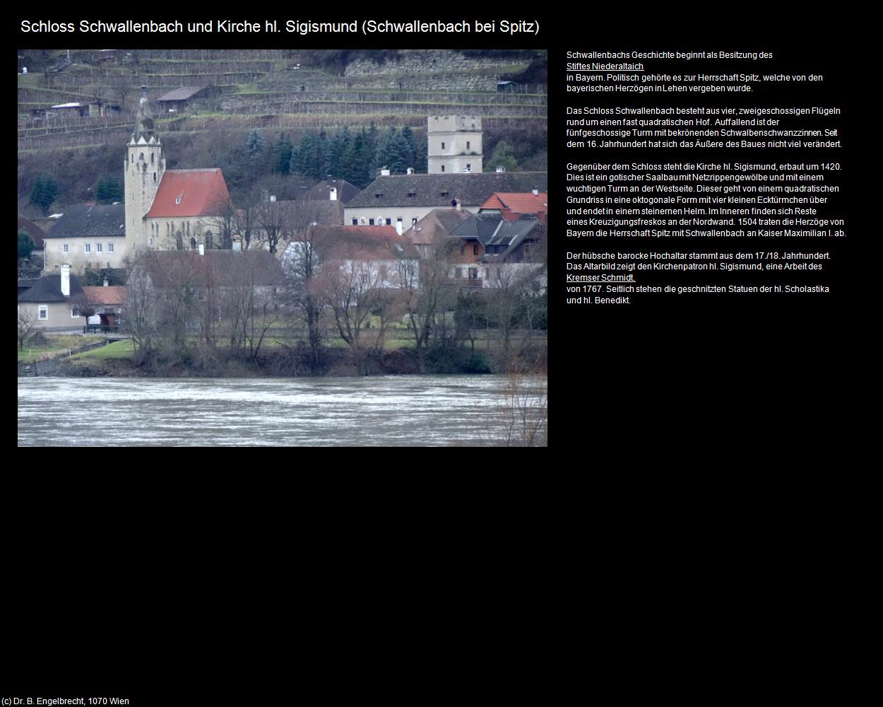 Schloss und Kirche hl. Sigismund (Schwallenbach) (Spitz an der Donau) in Kulturatlas-NIEDERÖSTERREICH(c)B.Engelbrecht