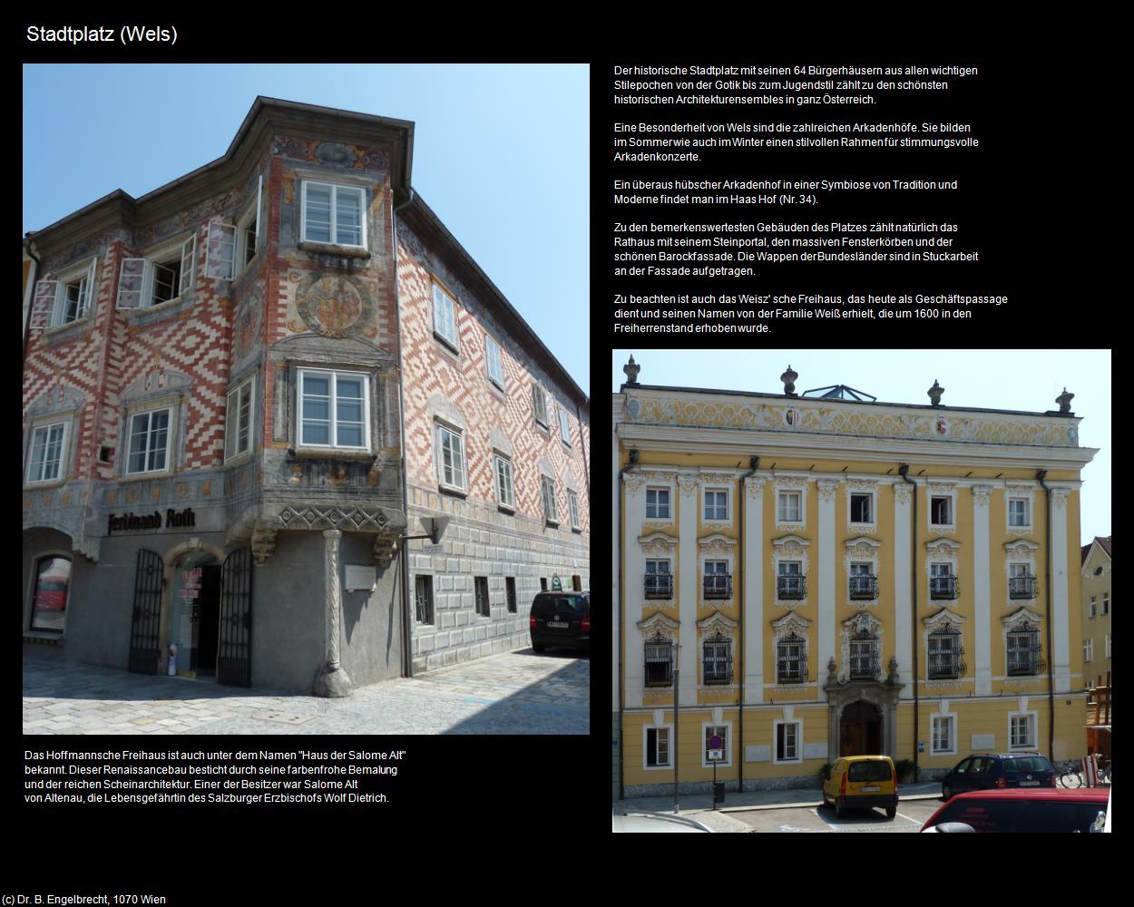Stadtplatz (Wels) in Kulturatlas-OBERÖSTERREICH
