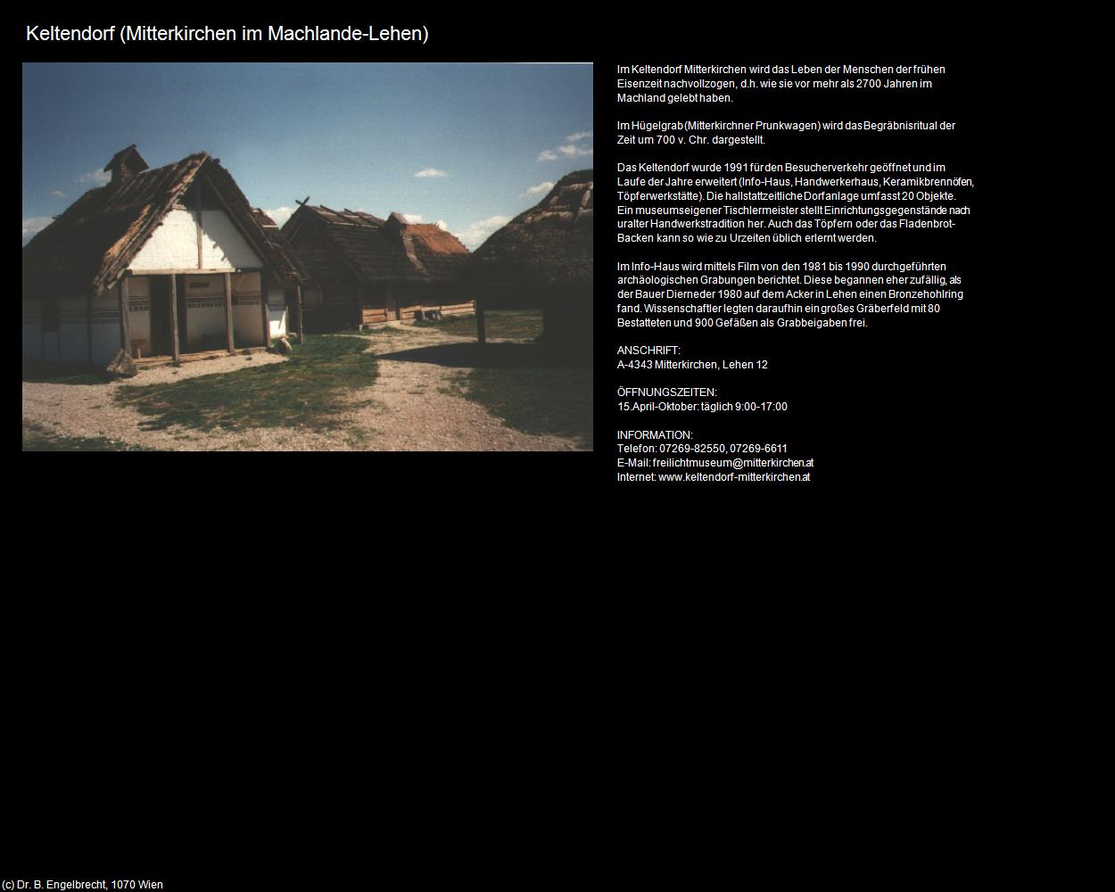 Keltendorf (Lehen) (Mitterkirchen im Machlande) in Kulturatlas-OBERÖSTERREICH
