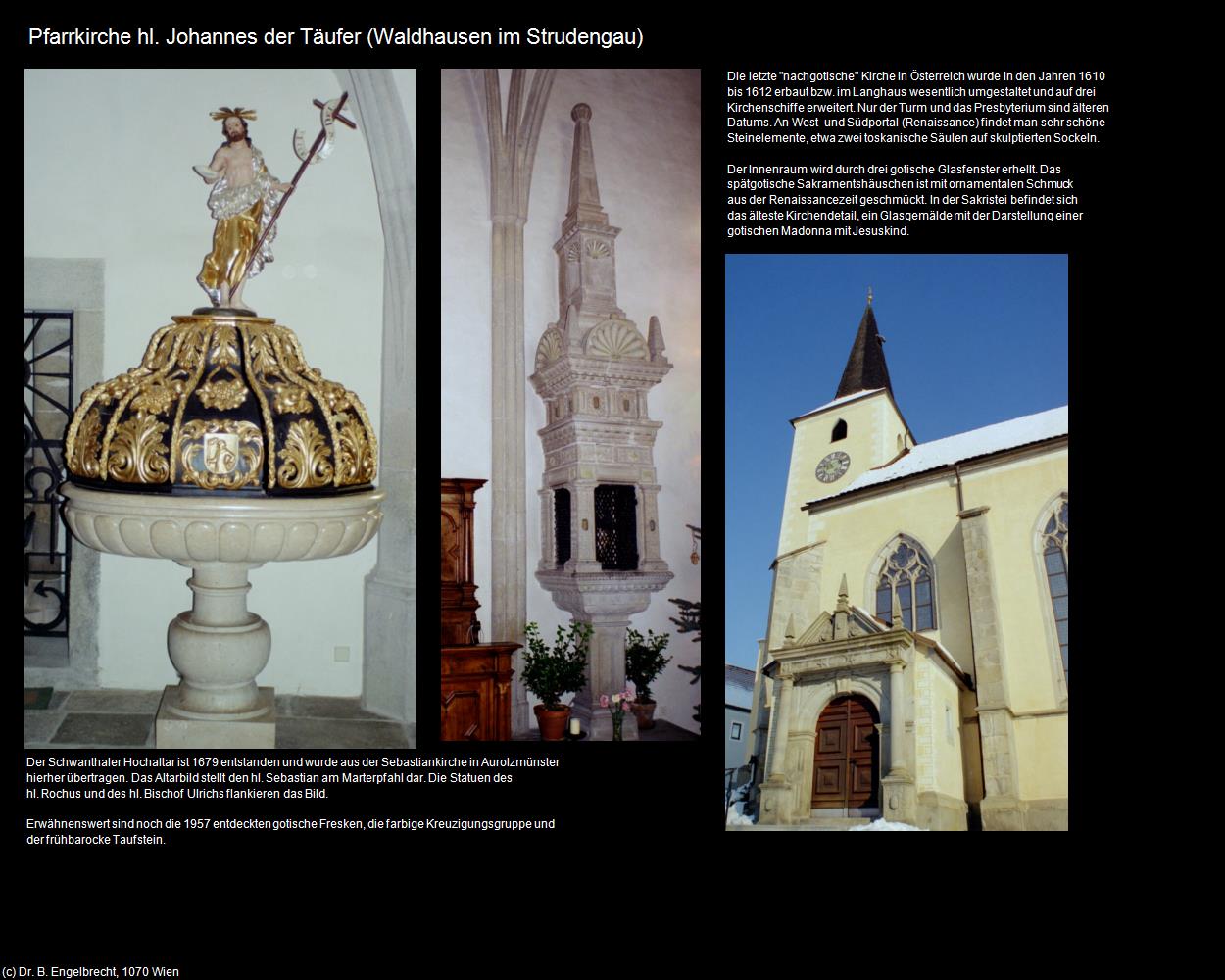 Pfk. hl. Johannes der Täufer (Waldhausen im Strudengau) in Kulturatlas-OBERÖSTERREICH
