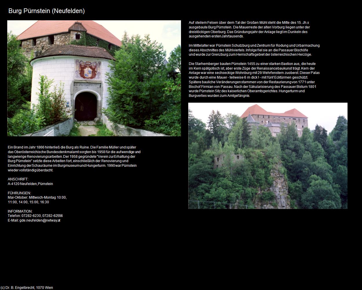 Burg Pürnstein (Neufelden) in Kulturatlas-OBERÖSTERREICH