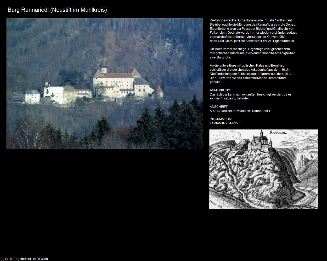 Burg Rannariedl (Neustift im Mühlkreis) in Kulturatlas-OBERÖSTERREICH