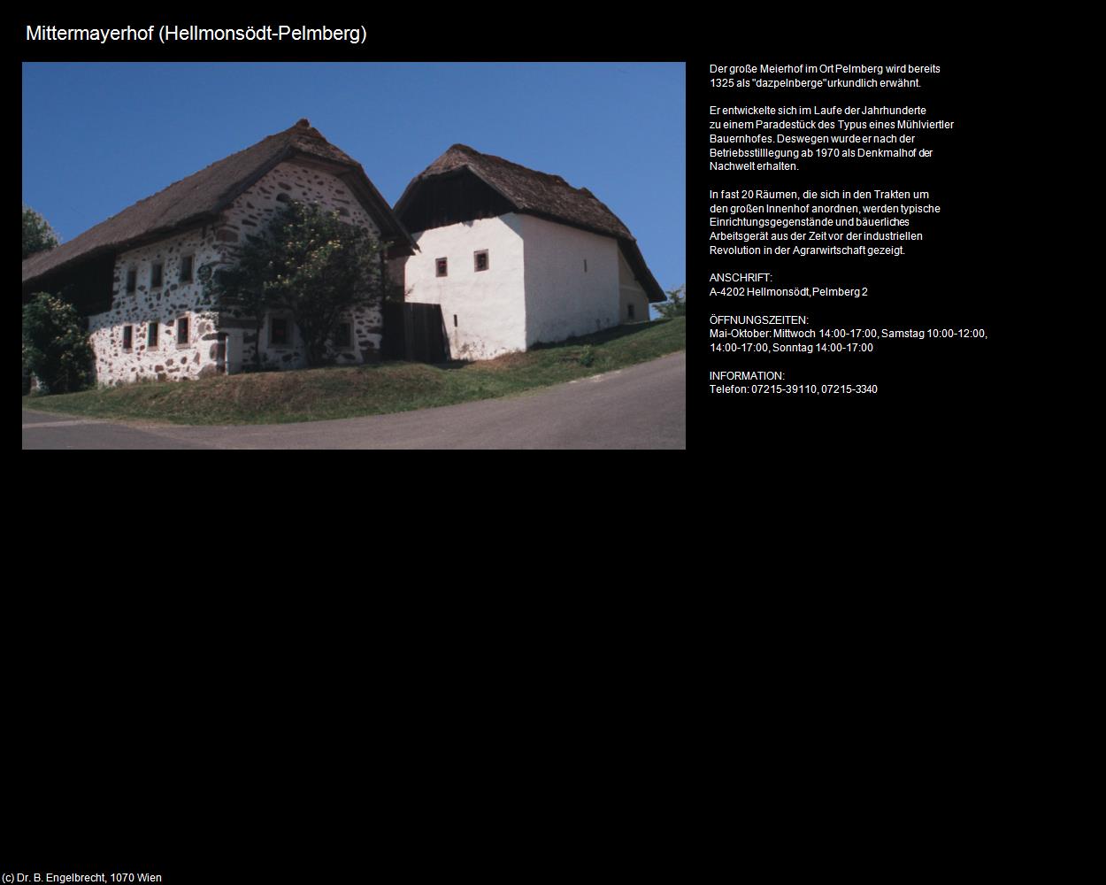 Mittermayerhof (Pelmberg) (Hellmonsödt) in Kulturatlas-OBERÖSTERREICH
