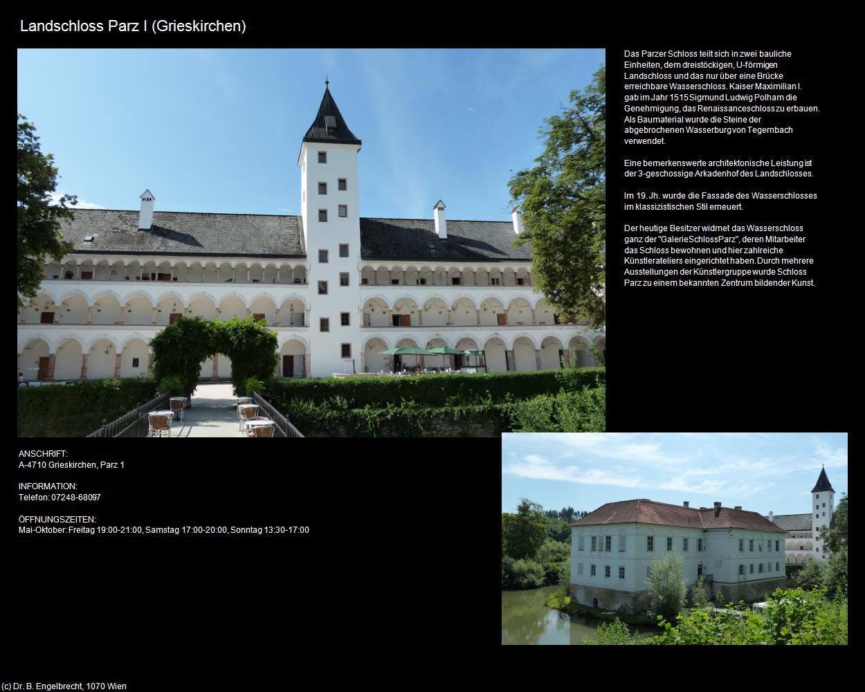 Landschloss Parz I (Grieskirchen) in Kulturatlas-OBERÖSTERREICH