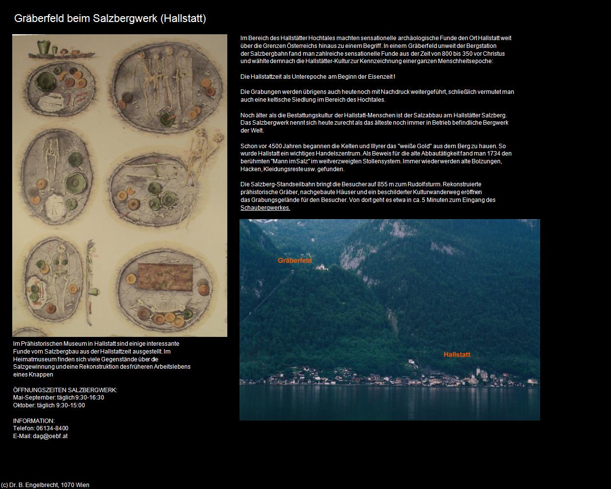 Gräberfeld beim Salzbergwerk (Hallstatt) in Kulturatlas-OBERÖSTERREICH(c)B.Engelbrecht