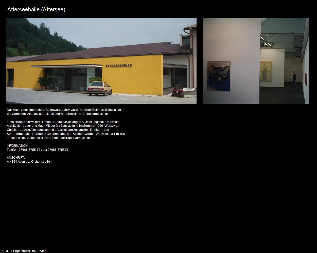 Atterseehalle (Attersee am Attersee) in Kulturatlas-OBERÖSTERREICH