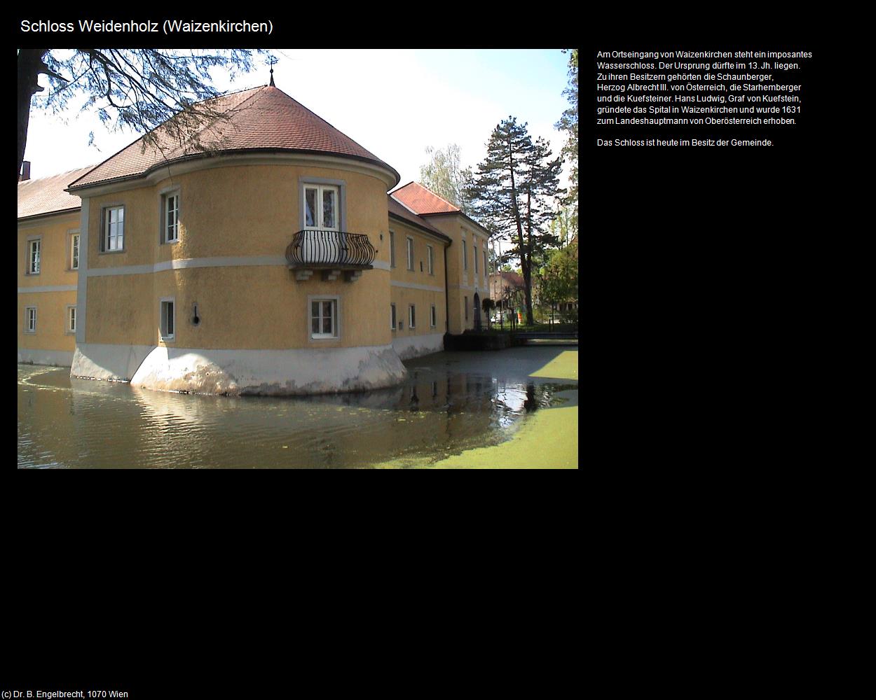Schloss Weidenholz (Waizenkirchen) in Kulturatlas-OBERÖSTERREICH