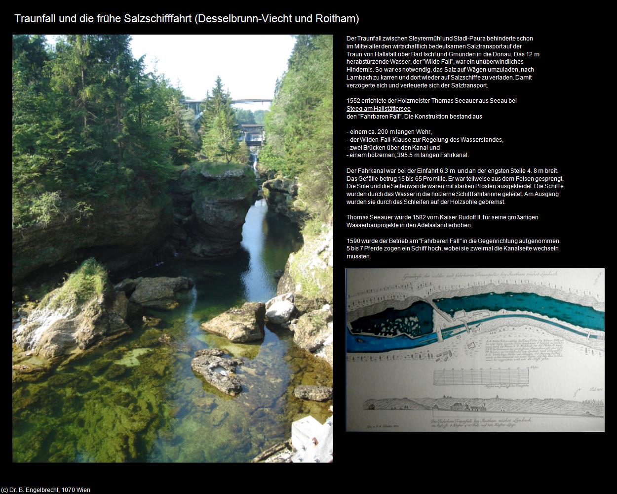 Traunfall I (Desselbrunn und Roitham) in Kulturatlas-OBERÖSTERREICH(c)B.Engelbrecht