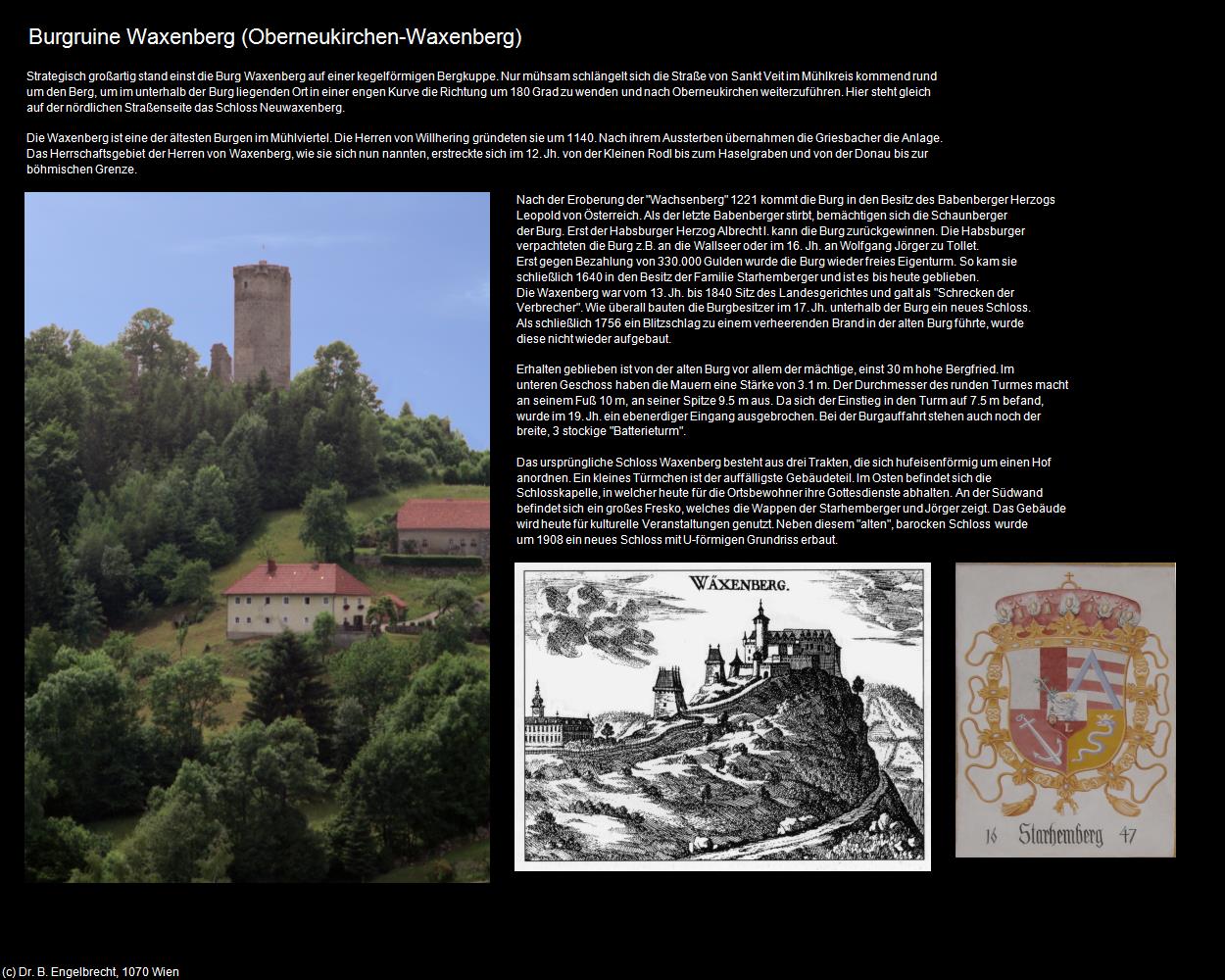 Burgruine Waxenberg (Oberneukirchen) in Kulturatlas-OBERÖSTERREICH