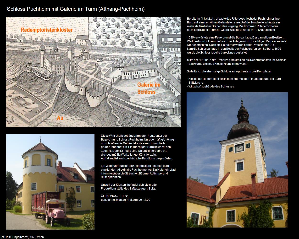 Schloss Puchheim mit Galerie im Turm (Attnang-Puchheim) in Kulturatlas-OBERÖSTERREICH(c)B.Engelbrecht
