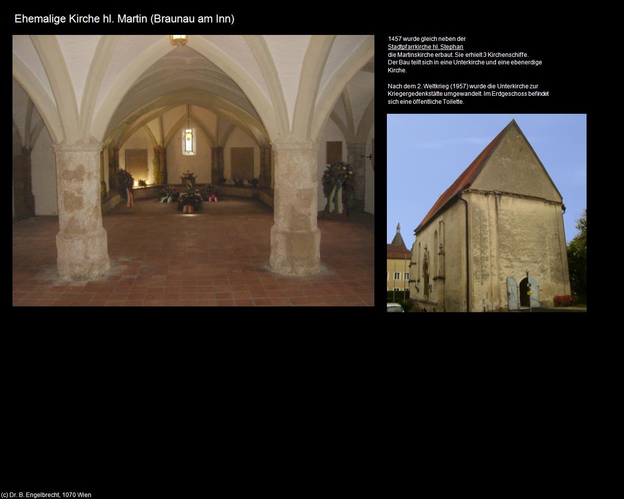 Ehem. Kirche hl. Martin  (Braunau am Inn) in Kulturatlas-OBERÖSTERREICH(c)B.Engelbrecht