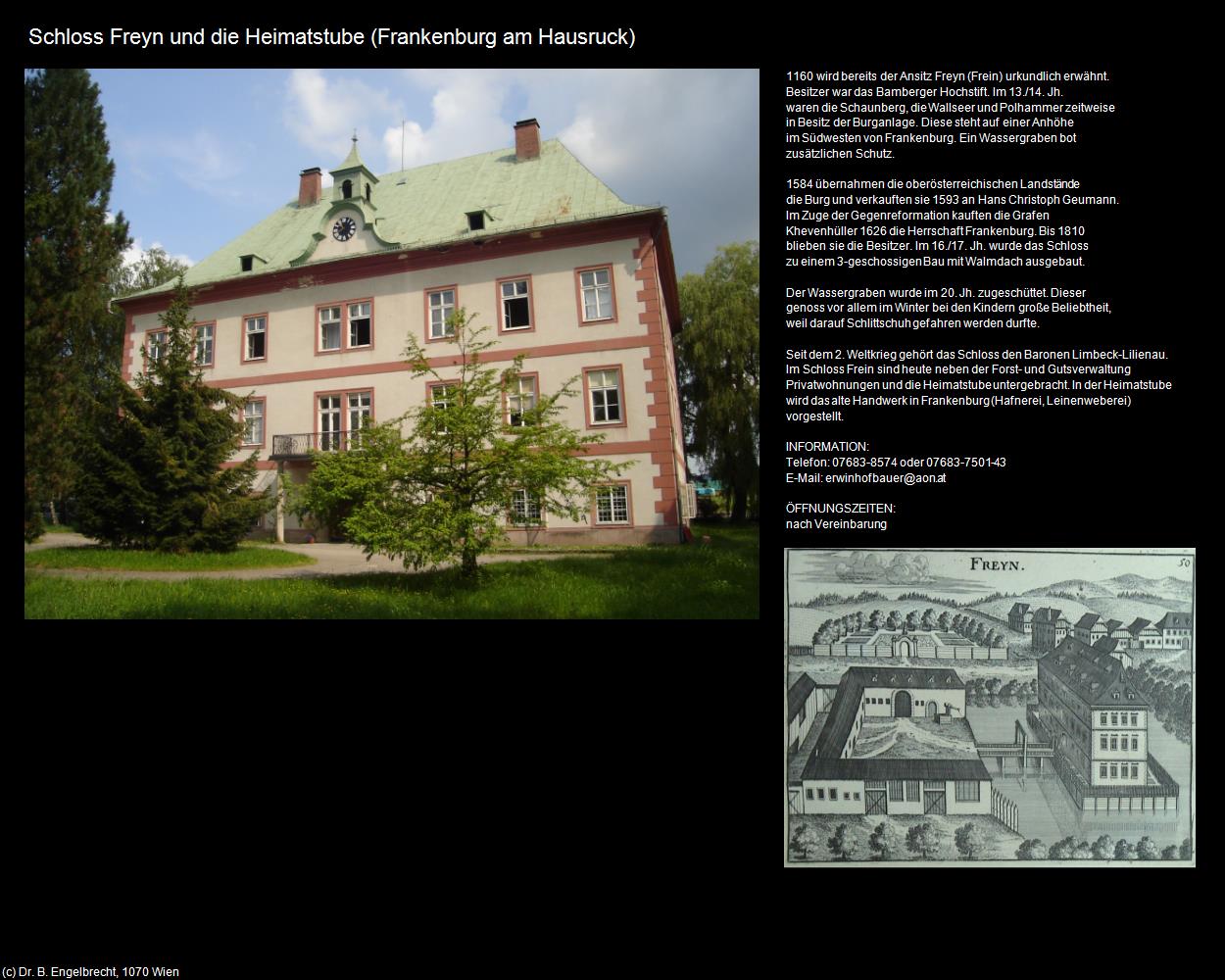 Schloss Freyn (Frankenburg am Hausruck) in Kulturatlas-OBERÖSTERREICH