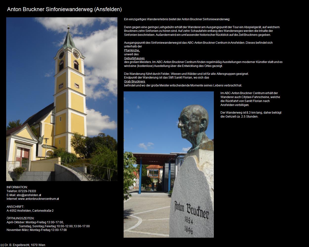 Anton Bruckner Sinfoniewanderweg (Ansfelden) in Kulturatlas-OBERÖSTERREICH(c)B.Engelbrecht