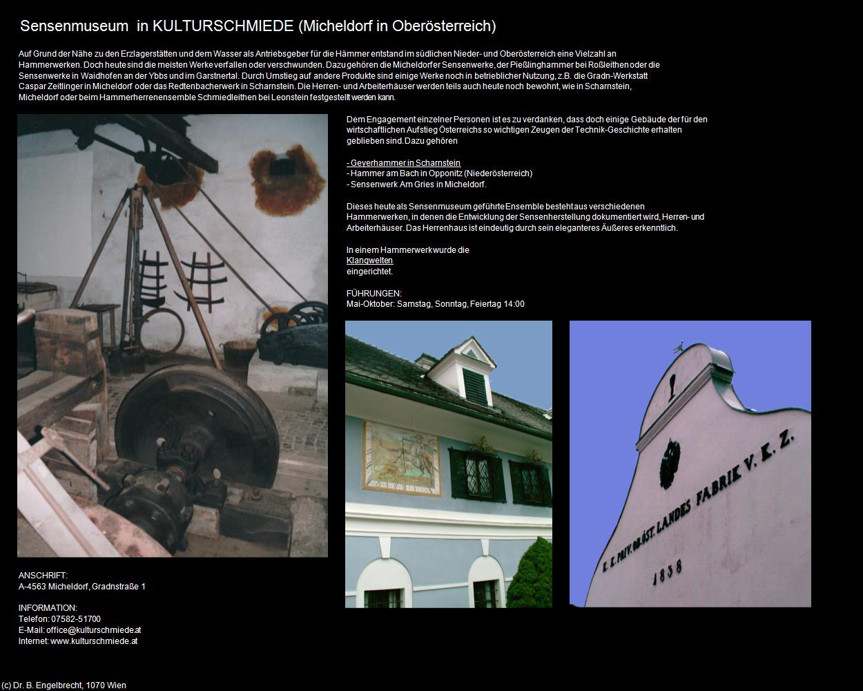 Sensenschmiedemuseum (Micheldorf in Oberösterreich) in Kulturatlas-OBERÖSTERREICH(c)B.Engelbrecht