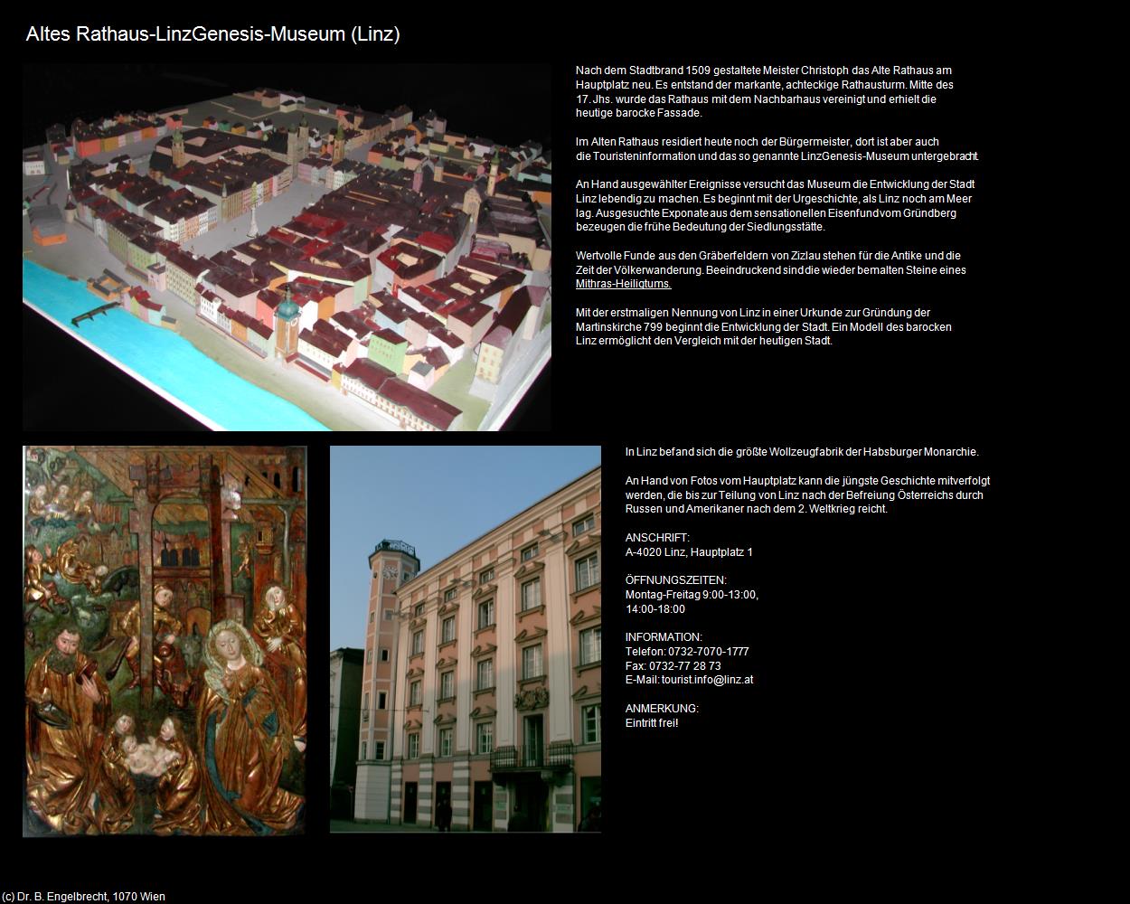 Altes Rathaus-LinzGenesis-Museum (Linz) in Kulturatlas-OBERÖSTERREICH(c)B.Engelbrecht