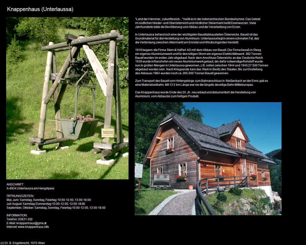 Knappenhaus (Unterlaussa) in Kulturatlas-OBERÖSTERREICH