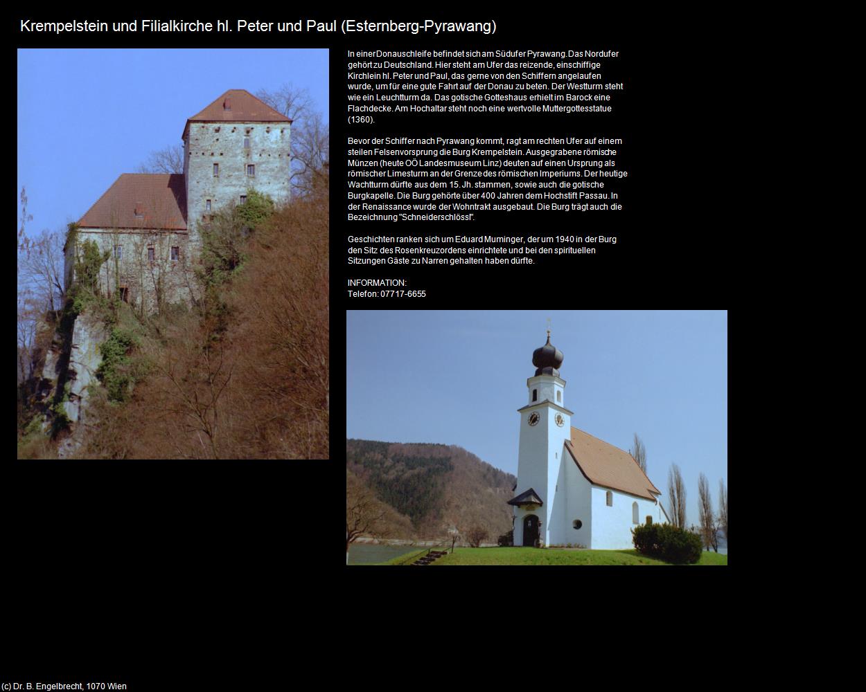 Krempelstein und Fk. hl. Peter und Paul (Pyrawang) (Esternberg) in Kulturatlas-OBERÖSTERREICH