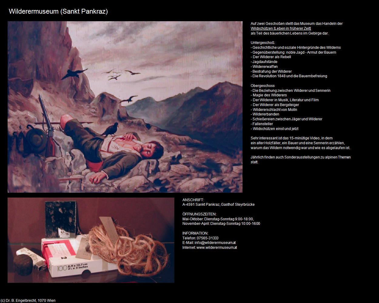 Wilderermuseum (Sankt Pankraz) in Kulturatlas-OBERÖSTERREICH(c)B.Engelbrecht
