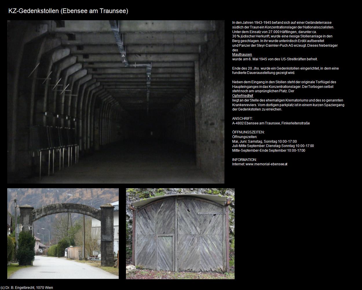 KZ-Gedenkstollen (Ebensee am Traunsee) in Kulturatlas-OBERÖSTERREICH(c)B.Engelbrecht