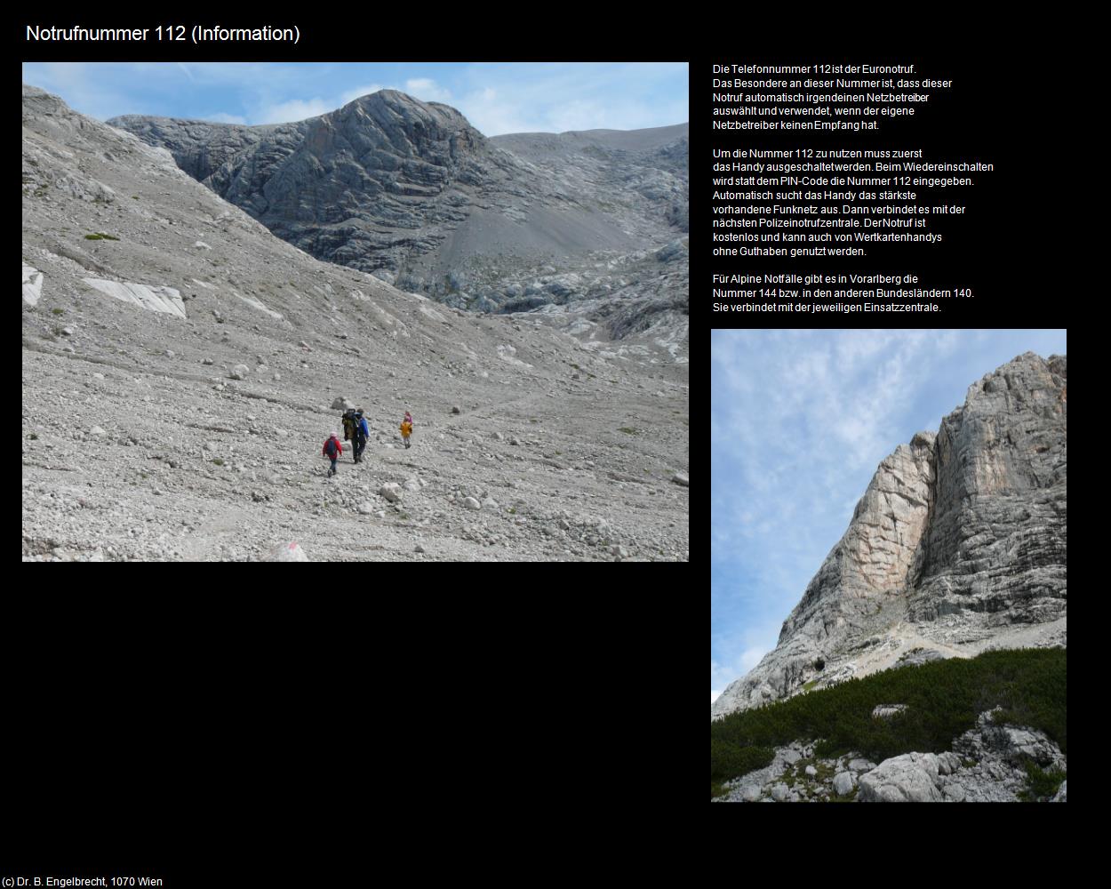 Notrufnummer 112 (Dachstein) in Kulturatlas-OBERÖSTERREICH