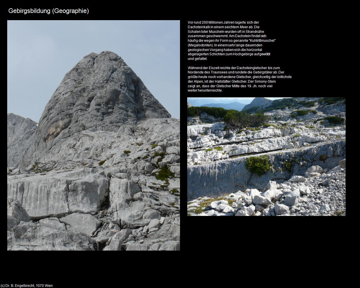 Gebirgsbildung  (Dachstein) in Kulturatlas-OBERÖSTERREICH