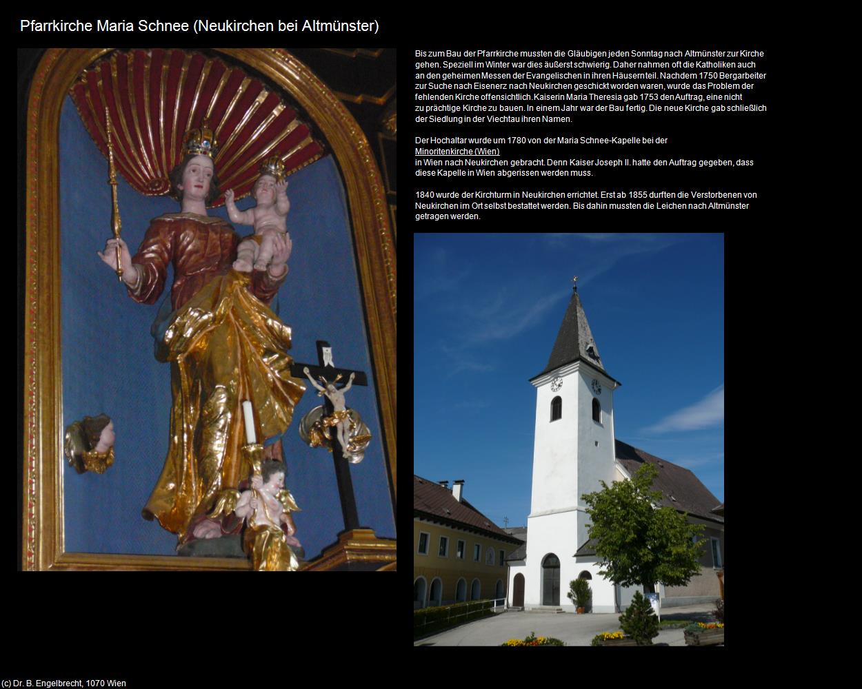 Pfk. Maria Schnee (Neukirchen bei Altmünster) in Kulturatlas-OBERÖSTERREICH(c)B.Engelbrecht
