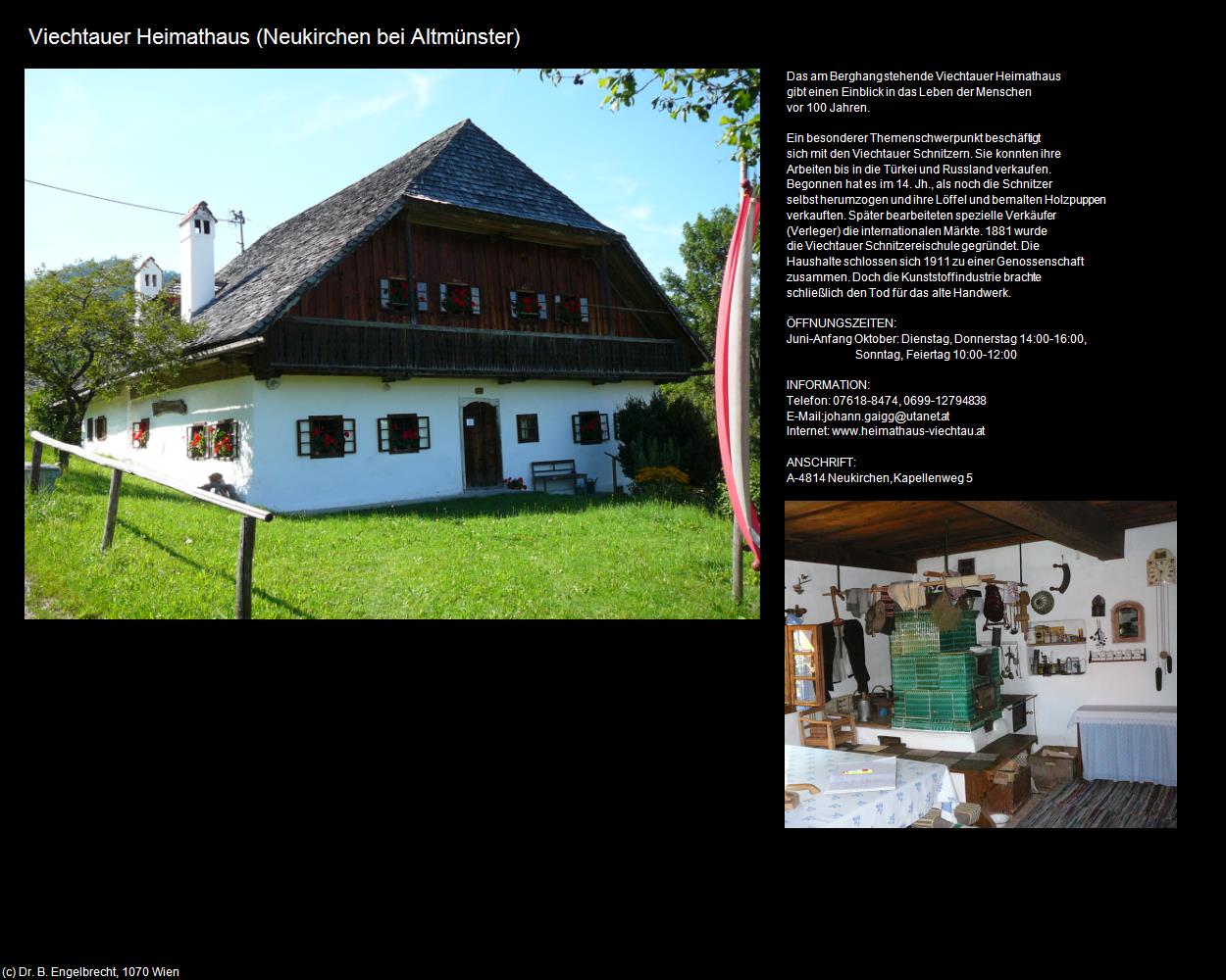 Viechtauer Heimathaus (Neukirchen bei Altmünster) in Kulturatlas-OBERÖSTERREICH