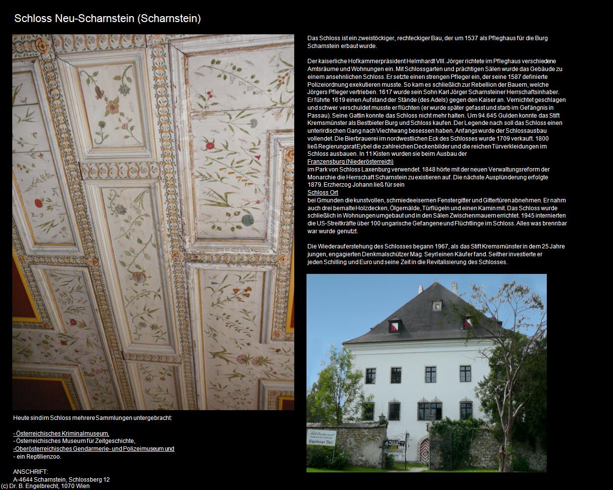 Schloss Neu-Scharnstein (Scharnstein) in Kulturatlas-OBERÖSTERREICH(c)B.Engelbrecht