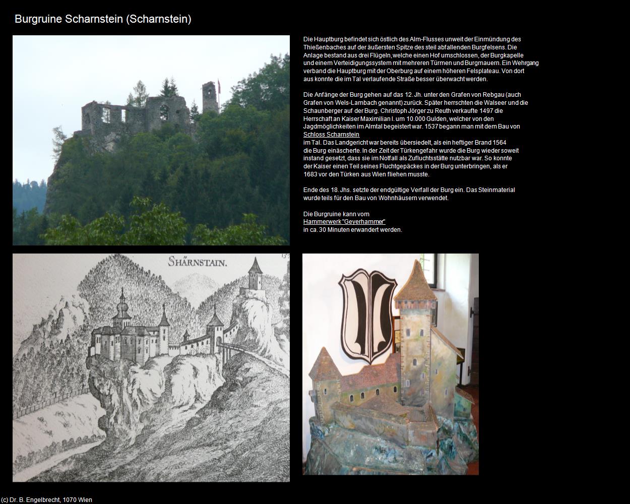 Burgruine Scharnstein (Scharnstein) in Kulturatlas-OBERÖSTERREICH(c)B.Engelbrecht