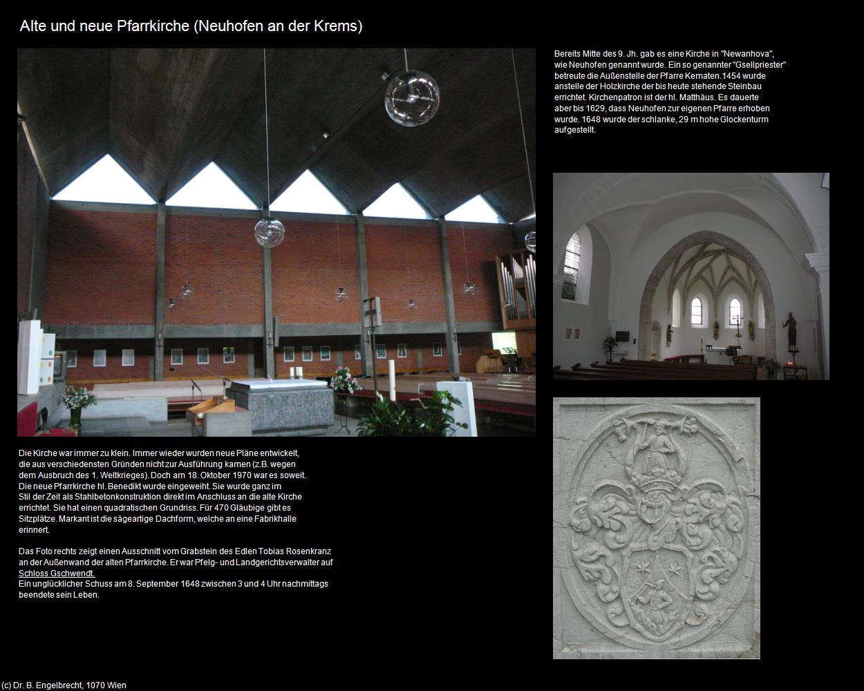 Alte und neue Pfarrkirche  (Neuhofen an der Krems) in Kulturatlas-OBERÖSTERREICH(c)B.Engelbrecht