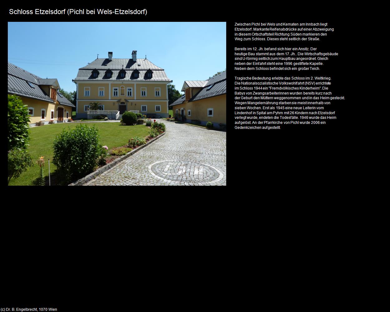 Schloss Etzelsdorf  (Pichl bei Wels) in Kulturatlas-OBERÖSTERREICH