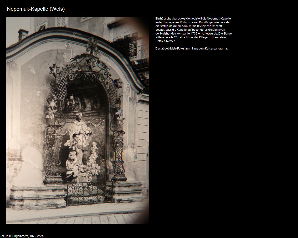 Nepomuk-Kapelle (Wels) in Kulturatlas-OBERÖSTERREICH