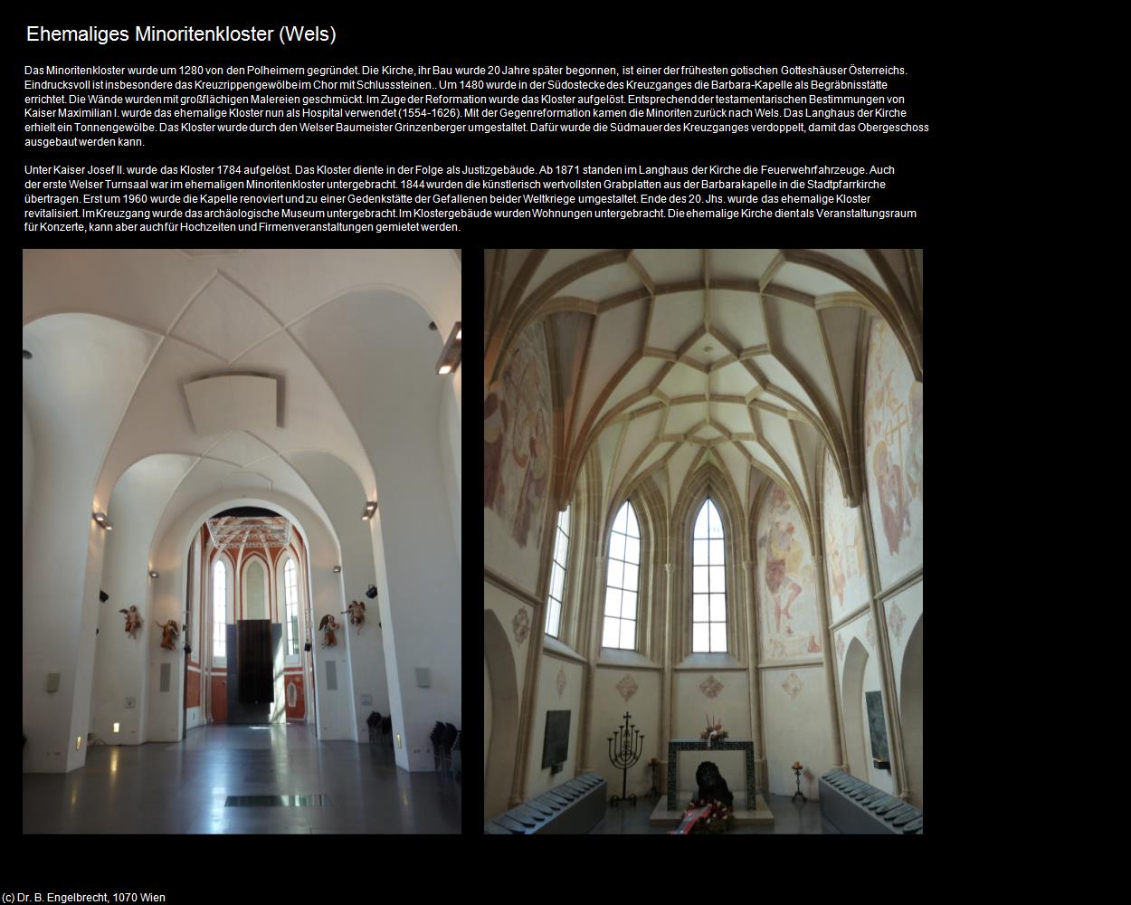 Ehem. Minoritenkloster  (Wels) in Kulturatlas-OBERÖSTERREICH