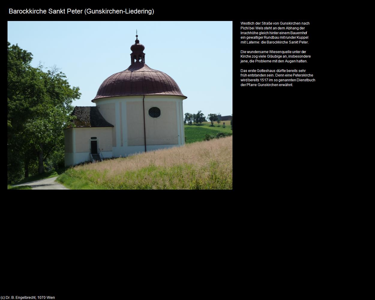 Barockkirche St. Peter (Liedering) (Gunskirchen) in Kulturatlas-OBERÖSTERREICH