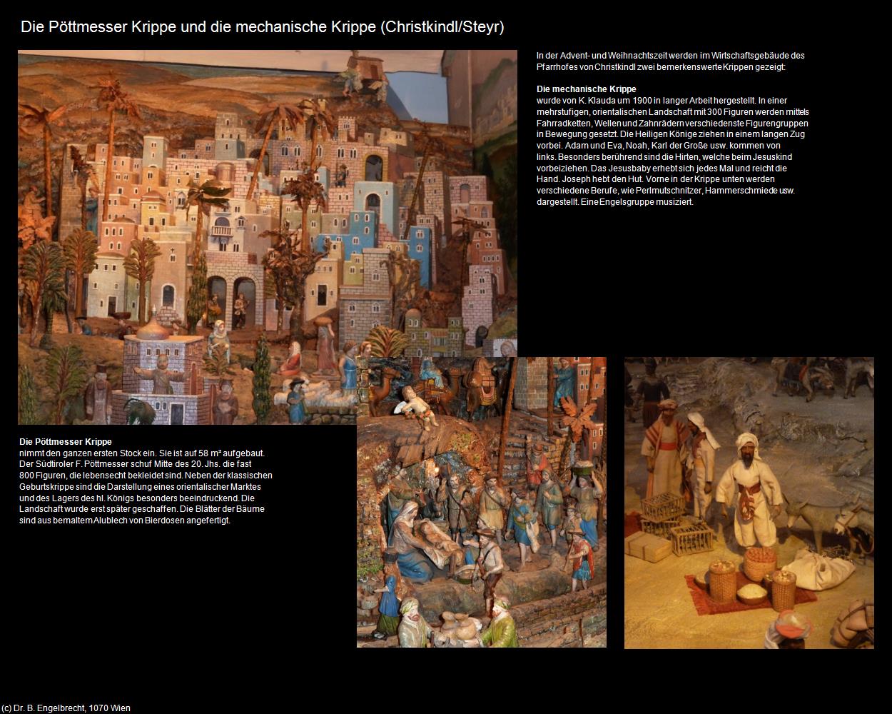 Die Pöttmesser und die mechanische Krippe  (Christkindl/Steyr) in Kulturatlas-OBERÖSTERREICH
