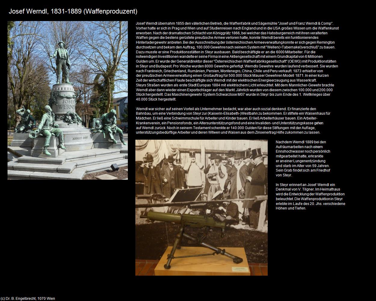 Josef Werndl (Steyr) in Kulturatlas-OBERÖSTERREICH