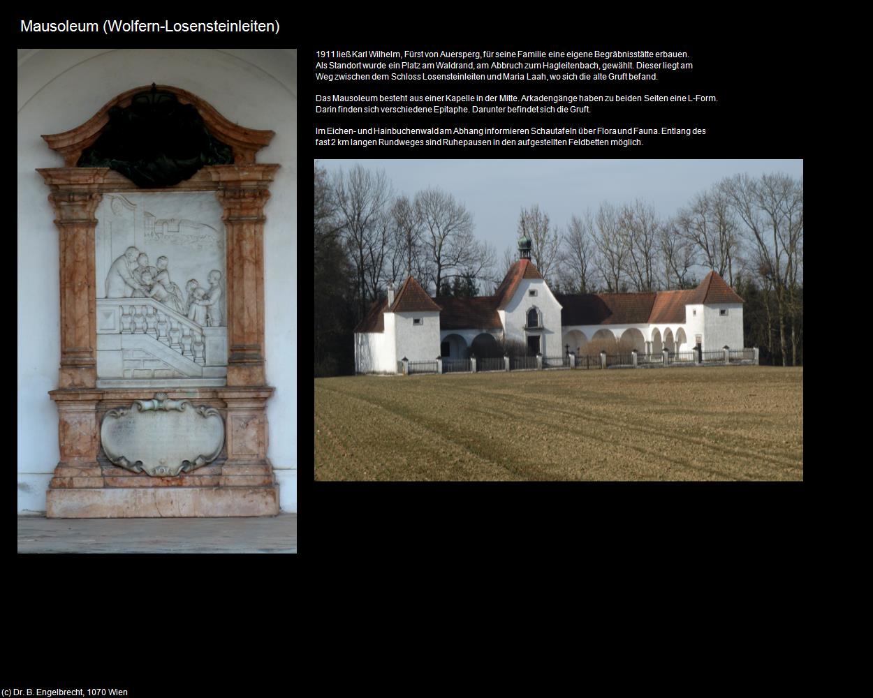 Mausoleum (Losensteinleiten) (Wolfern) in Kulturatlas-OBERÖSTERREICH