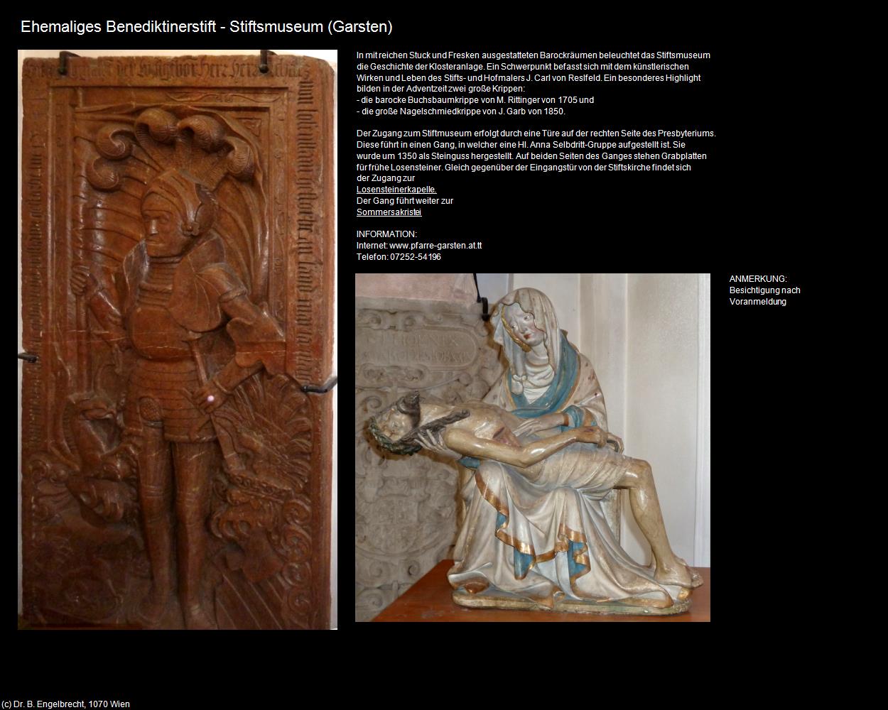 Stiftsmuseum (Garsten) in Kulturatlas-OBERÖSTERREICH(c)B.Engelbrecht