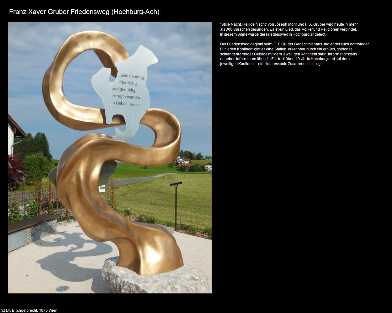 Franz-Xaver-Gruber Friedensweg (Hochburg) (Hochburg-Ach) in Kulturatlas-OBERÖSTERREICH