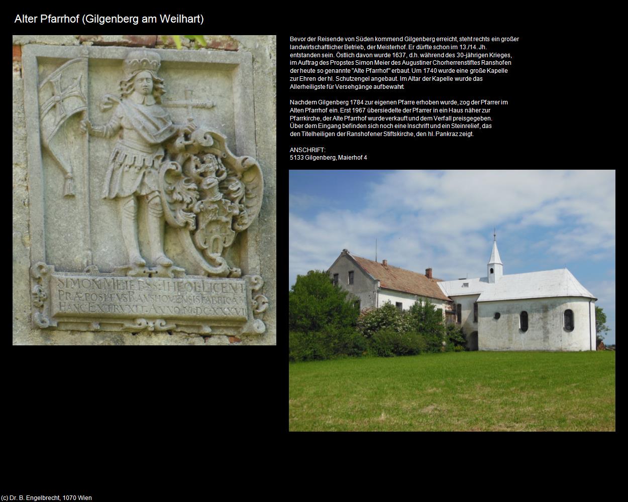 Alter Pfarrhof (Gilgenberg am Weilhart) in Kulturatlas-OBERÖSTERREICH
