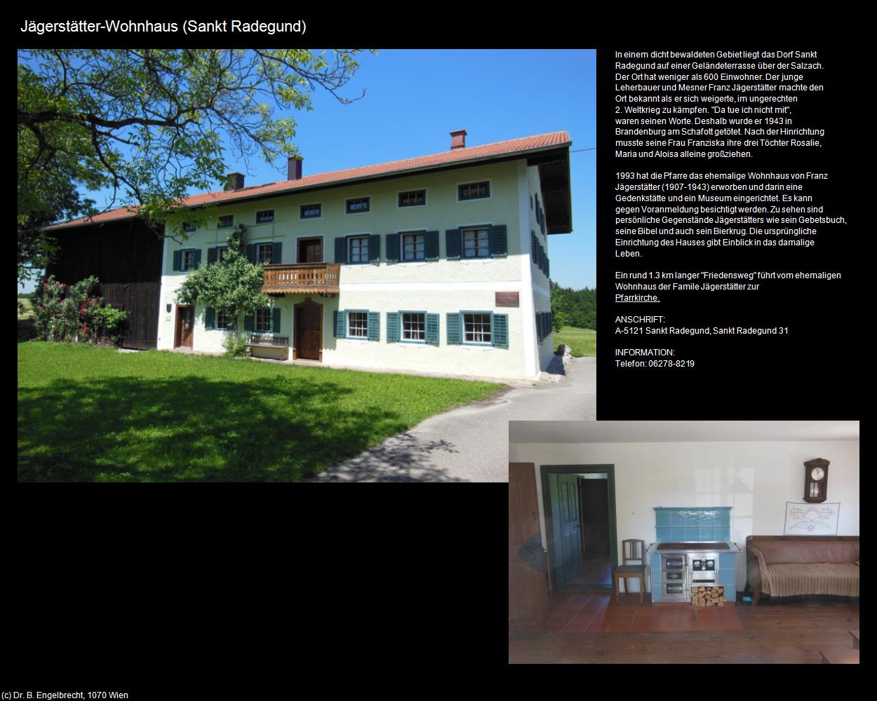 Jägerstätter-Wohnhaus (Sankt Radegund) in Kulturatlas-OBERÖSTERREICH(c)B.Engelbrecht