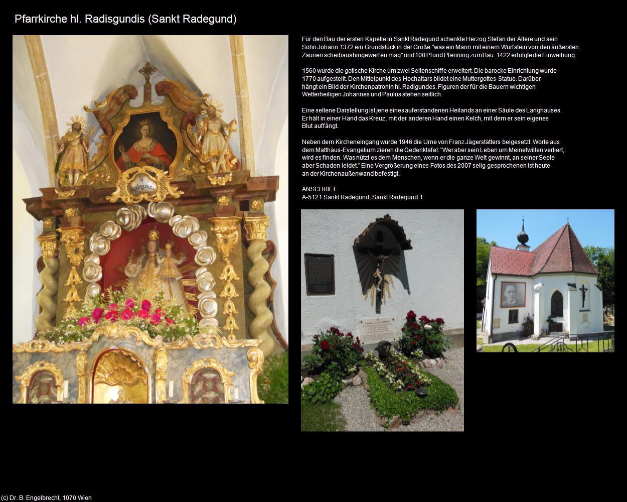 Pfk. hl. Radisgundis  (Sankt Radegund) in Kulturatlas-OBERÖSTERREICH